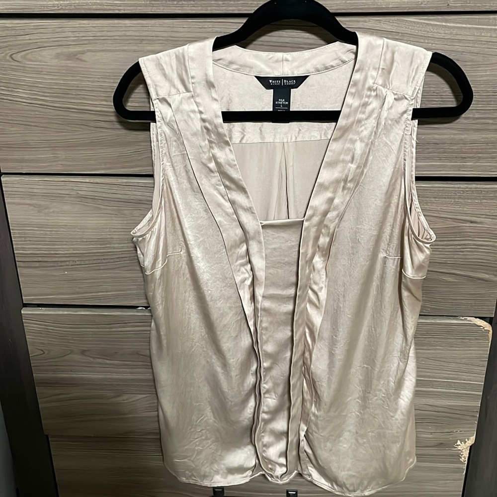 White House Black Market silk blouse